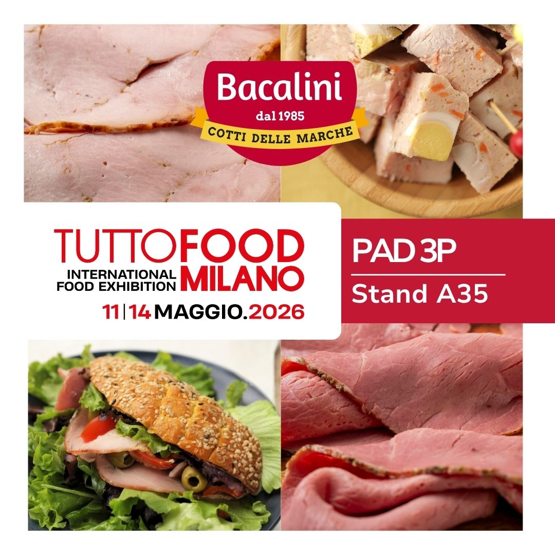Bacalini presente a Tuttofood Milano 2026 Pad 3P Stand A35